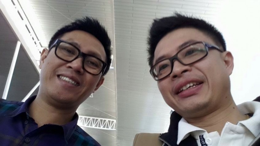 Narsis dikit ketemu dengan Eko Patrio..